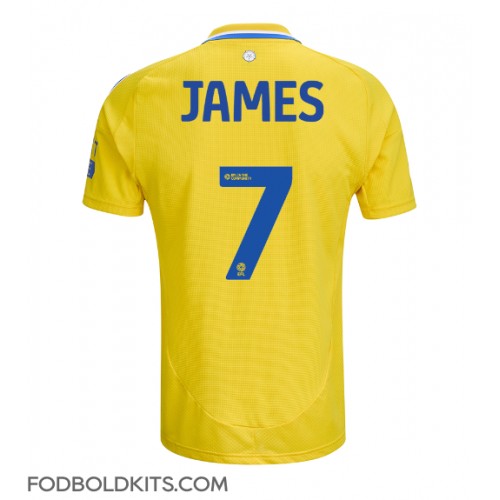 Leeds United Daniel James #7 Udebanetrøje 2024-25 Kortærmet